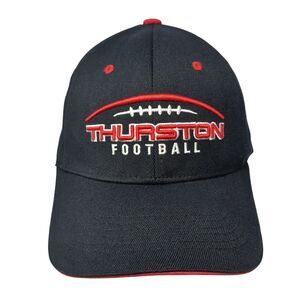 Thurston Football Colts Fitted Hat Black L/XL Embroidered 6 Panel Prep Gear